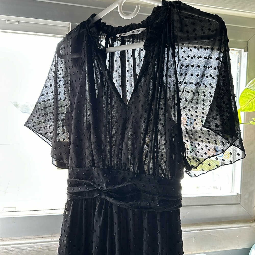 Short Black Zara Mini Dress